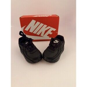 Nike Air Max 90 Toddler Size 4C Black Athletic Running Walking Shoes Sneakers